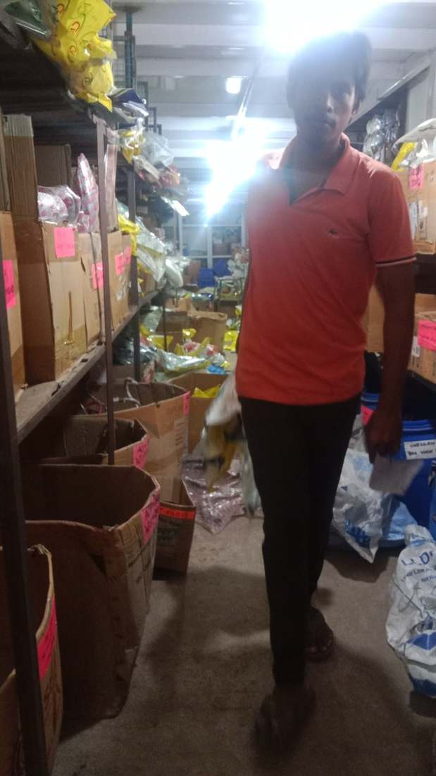 Inside the Rama Amani parts warehouse